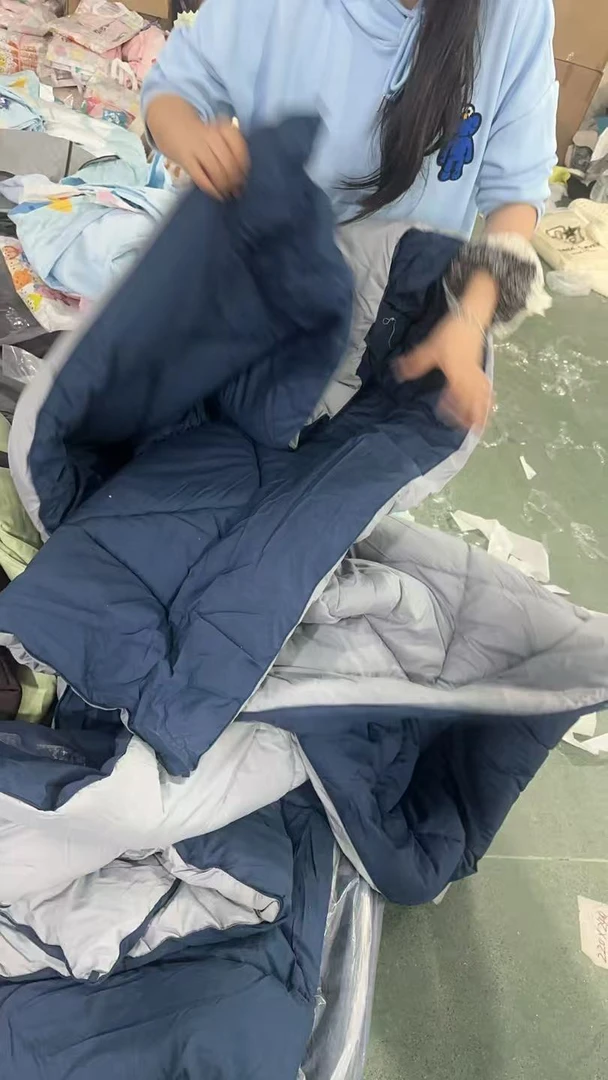 蓝灰AB面系凉感被芯200*230