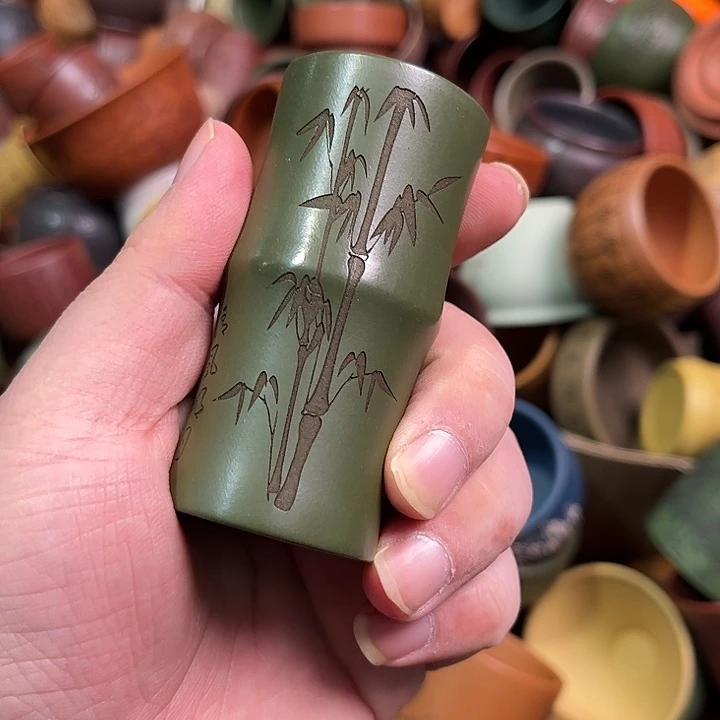 紫砂茶杯全手工紫砂主人杯