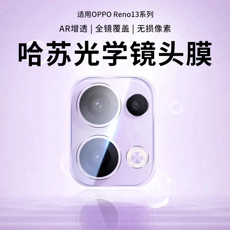 适用OPPOReno13pro镜头膜OPPOReno13手机后置后摄像头一体钢化膜