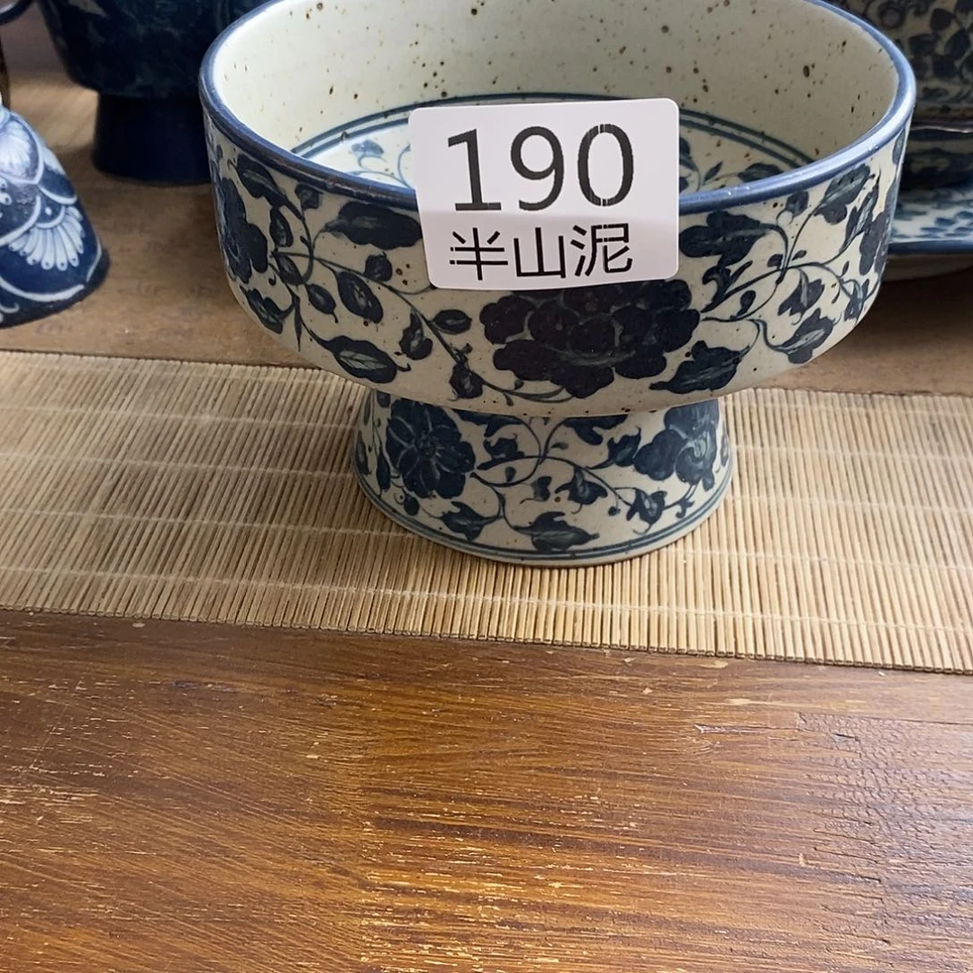 手工手绘青花高温陶瓷