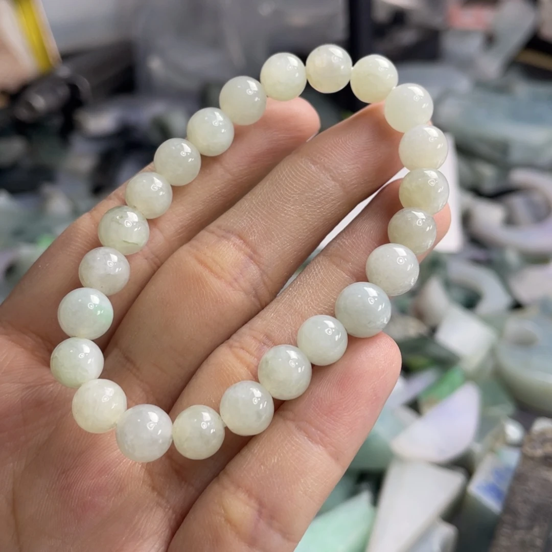 定制翡翠未镶嵌珠串
