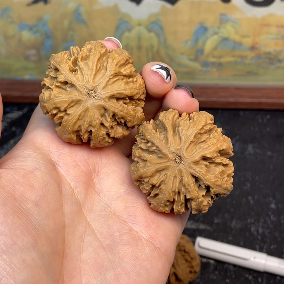 烟***散文玩核桃把件25号25