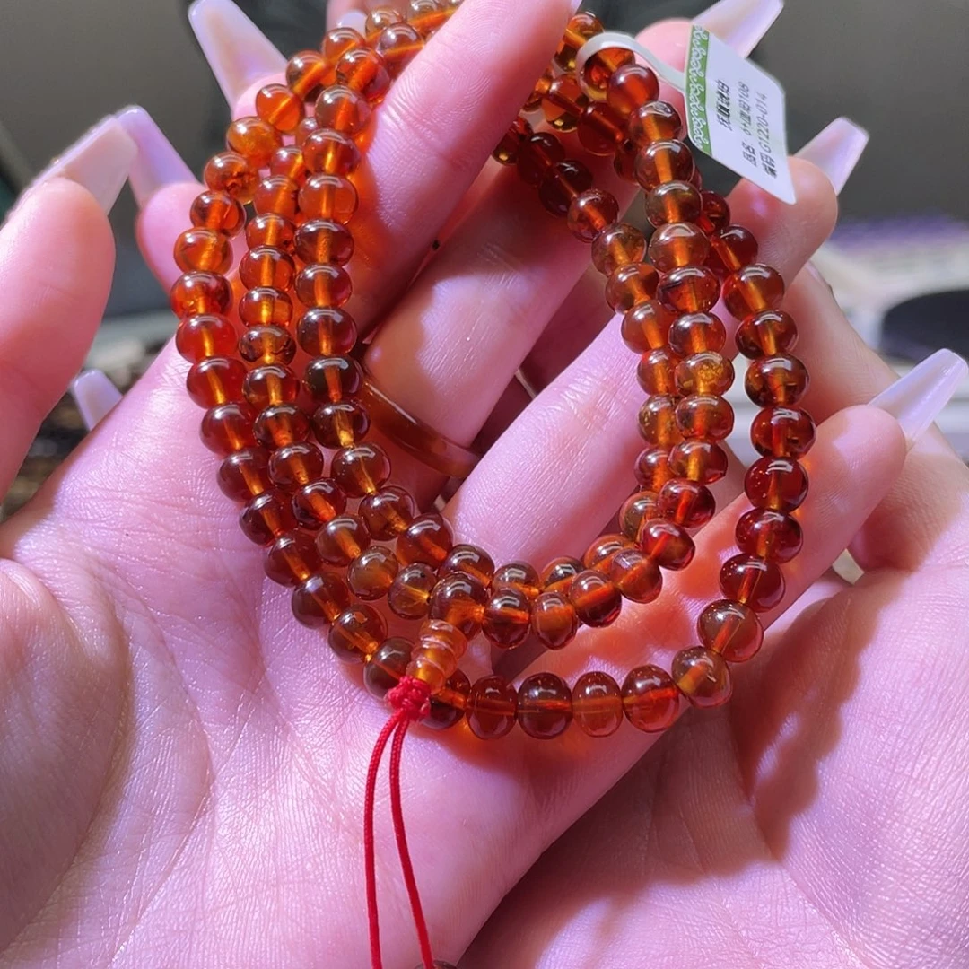 琥珀未镶嵌裸石抚顺琥珀6➕108血珀