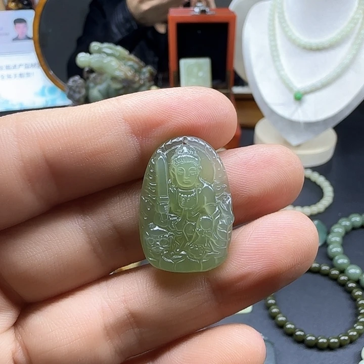 和田玉（子料）未镶嵌颈饰