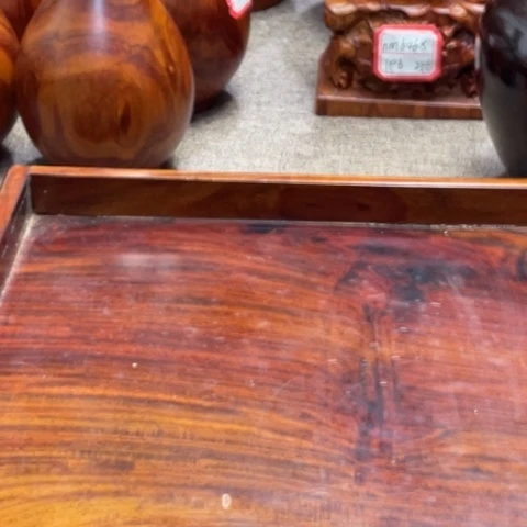 交趾黄檀（大红酸枝）文盘