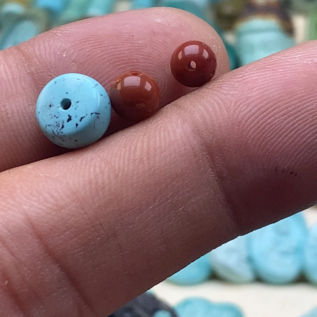 未镶嵌南红玛瑙珠宝半成品