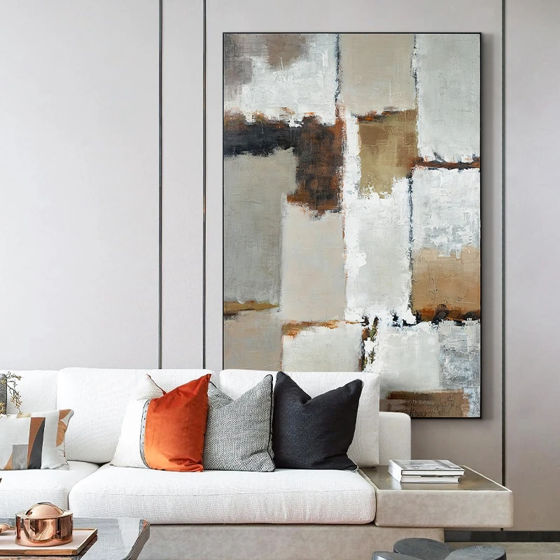 《马斯特》1 X 1.5米大画客厅背景墙装饰画皮沙发【不包安装】