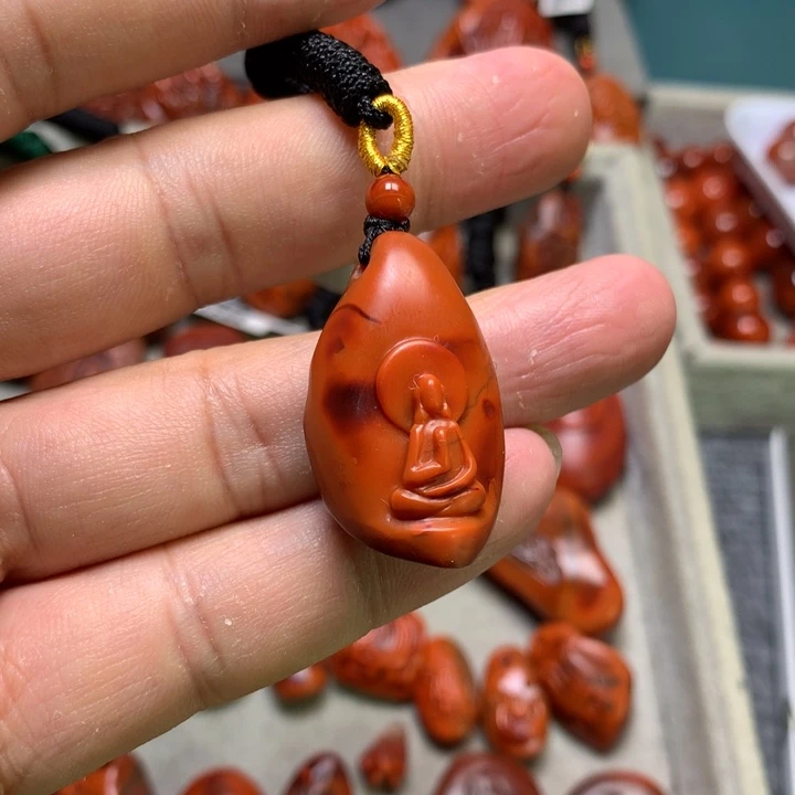 吊坠(不含链)未镶嵌南红玛瑙