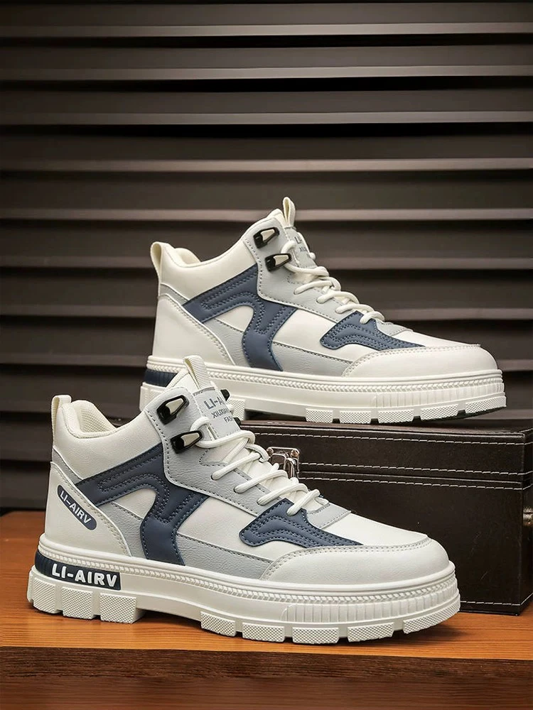 8501 男鞋2024新款冬季高帮棉鞋男士加绒保暖户外防滑工装雪地靴