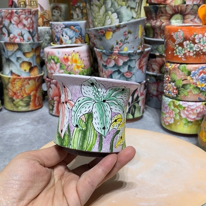 景德镇艺术手绘作品