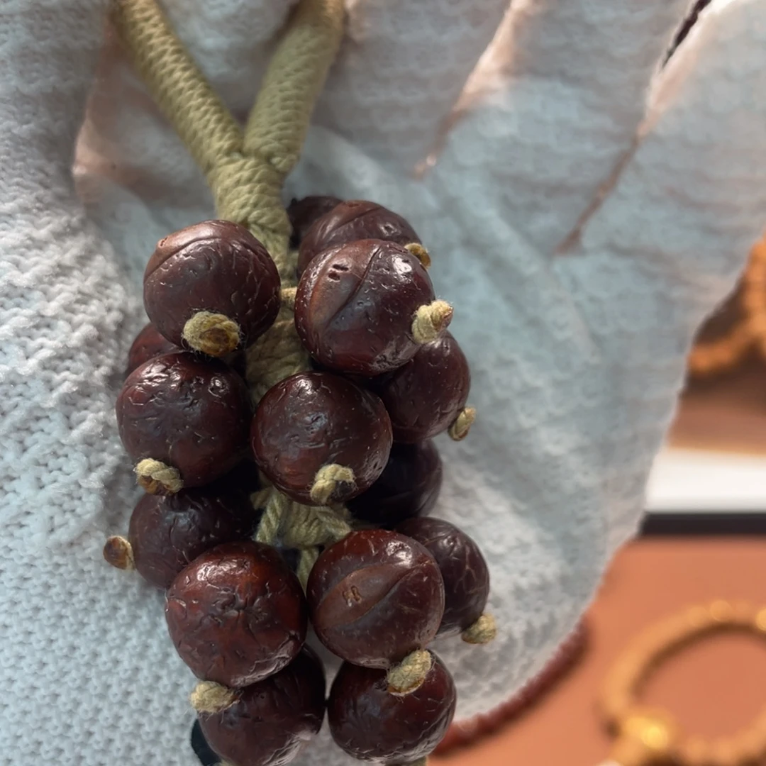 手串凤眼菩提红福珠