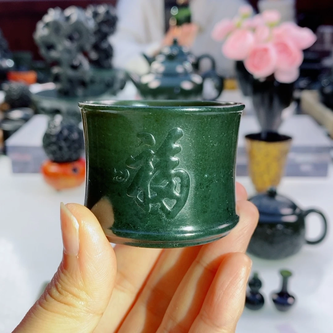 和田玉（青玉）挂件未镶嵌