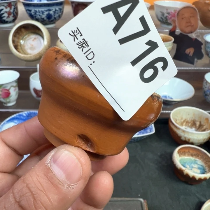 摆件716景德镇手工柴烧茶器