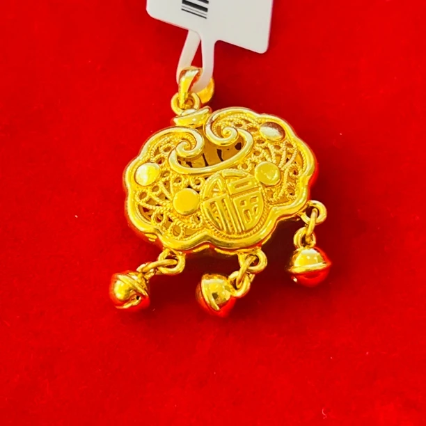 【木木专享】足金999投资金 铃铛锁包 GP 4.27