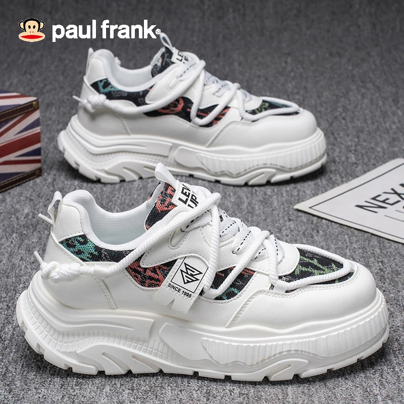 paul frank/大嘴猴男鞋夏季透气厚底运动减震软底休闲