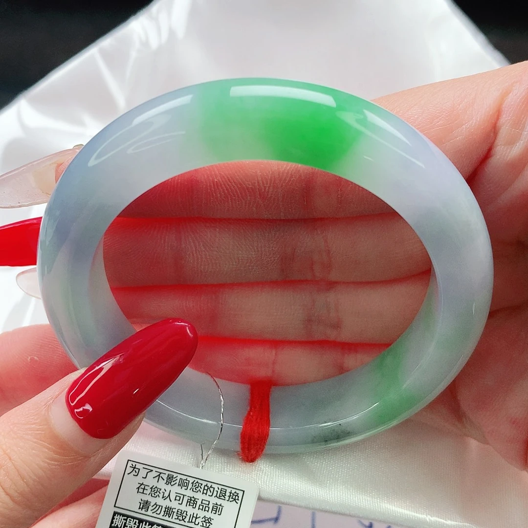 未镶嵌手镯翡翠53圈