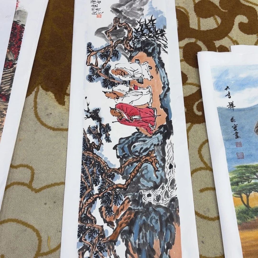 国画国画老师作品刘