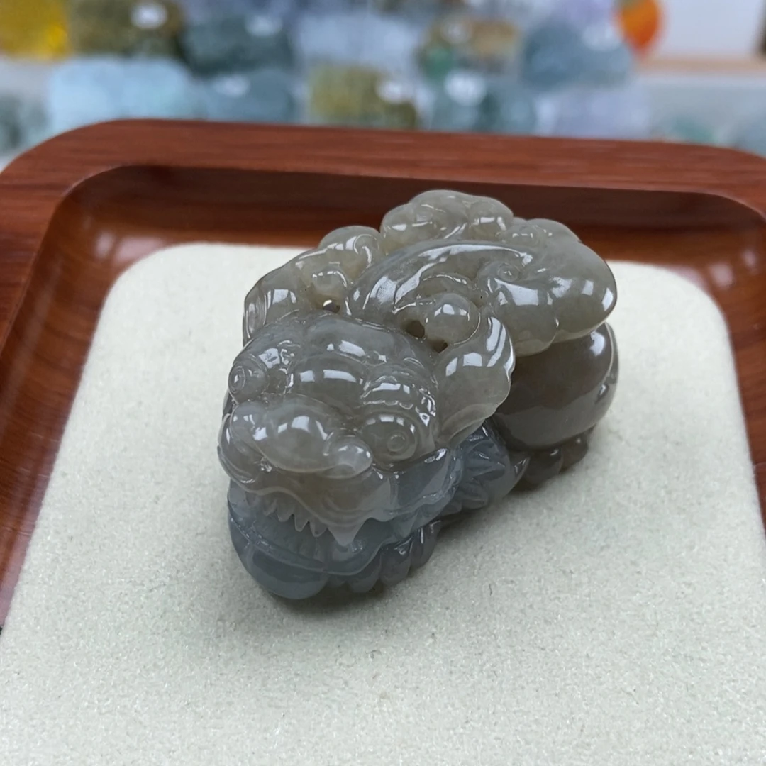 吊坠(赠链)未镶嵌翡翠如意貔貅吊坠