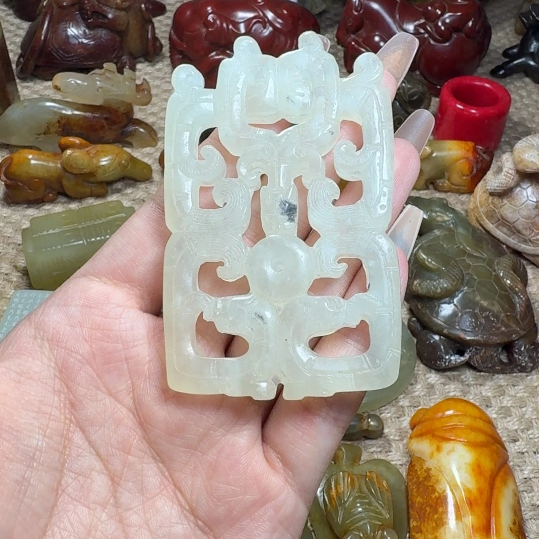 白玉菩提吊坠挂件