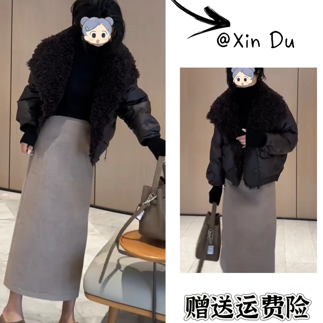 2025秋冬季新款时尚显瘦气质女士网红洋气两件套百搭款D24797