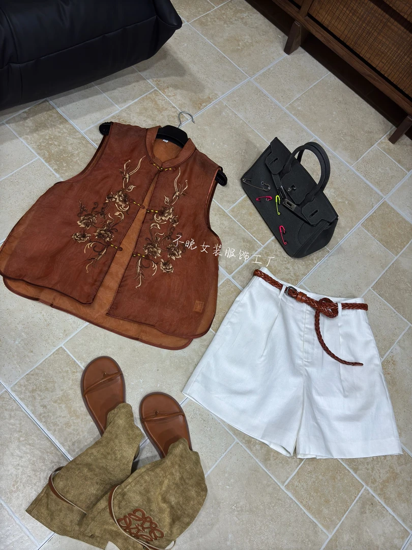 【沉沦】原创设计师款夏季透视马甲小众调性休闲百搭时尚老钱风