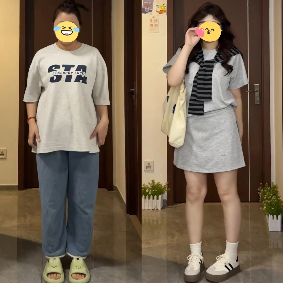 慵懒风条纹披肩短袖t恤女夏日松弛感穿搭上衣搭配半身裙子三件套