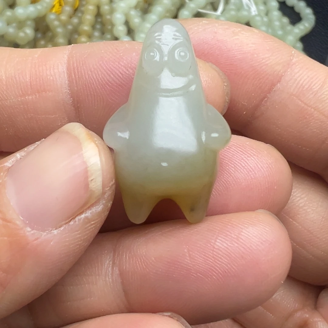 和田玉（糖玉）未镶嵌吊坠(不含链)