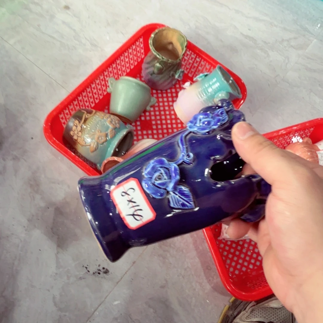 紫砂花盆粗陶粗陶