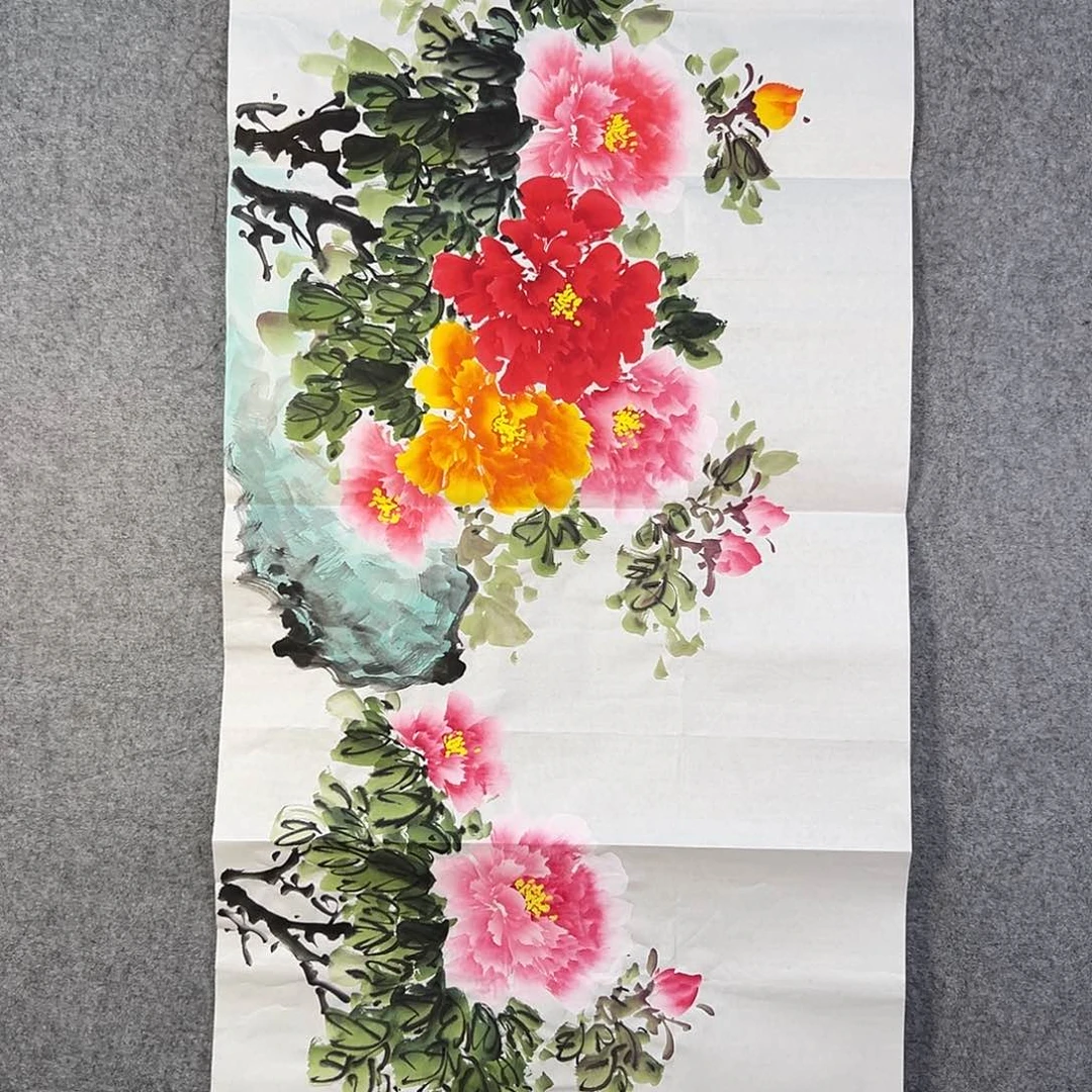 国画638 牡丹等植物生长于这里生长较