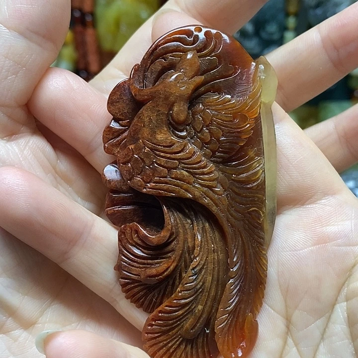 岫玉未镶嵌吊坠(赠链)