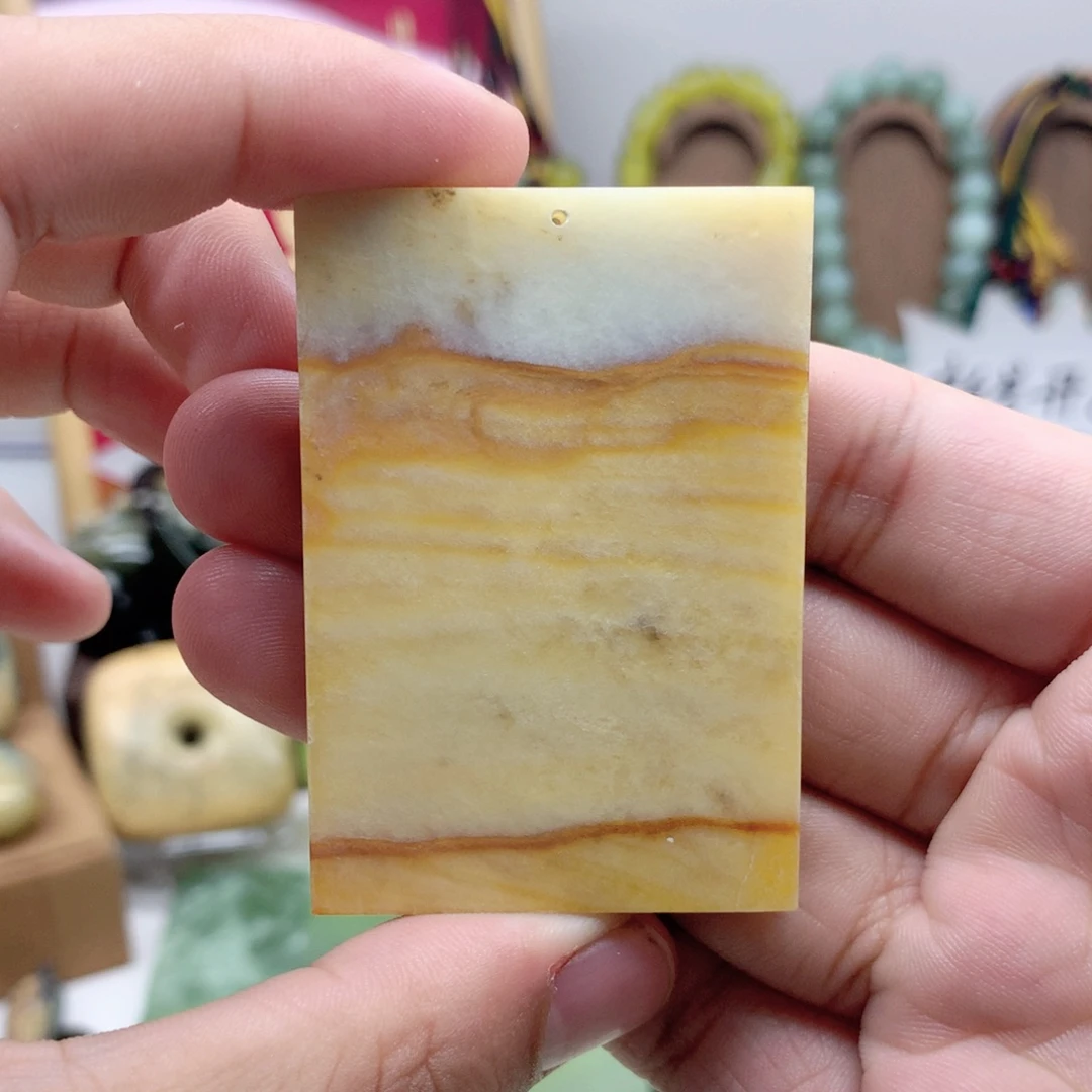 岫玉未镶嵌吊坠(不含链)