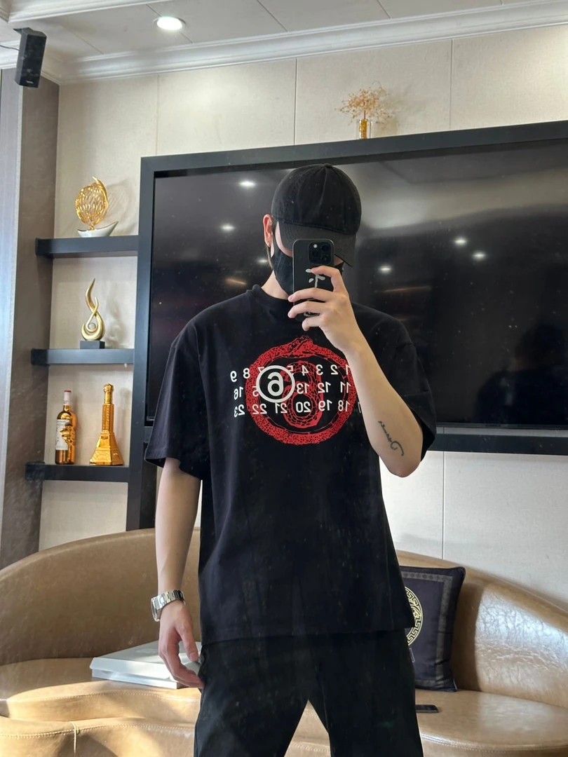 【日历短袖84043】蛇年新款日历情侣款短袖男女同款