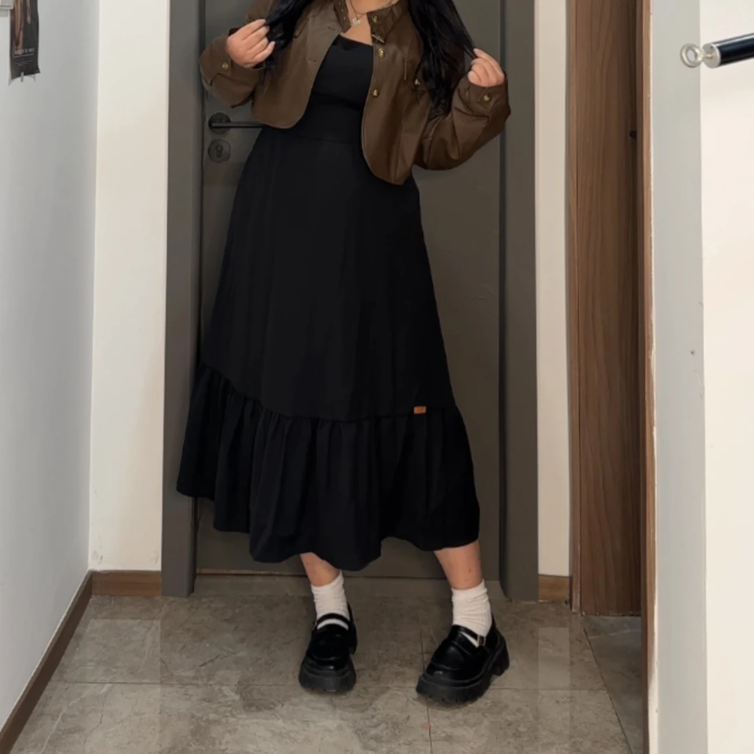 【清仓处理】大码女装时尚新款皮衣胖mm气质韩版高级感