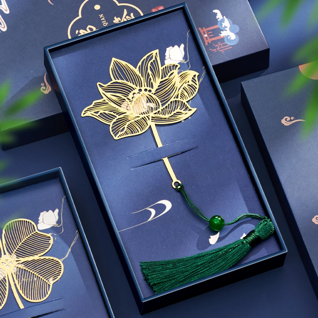 德国YLTY教师节礼物2025新款高档叶脉书签花束谢师礼创意表白礼物