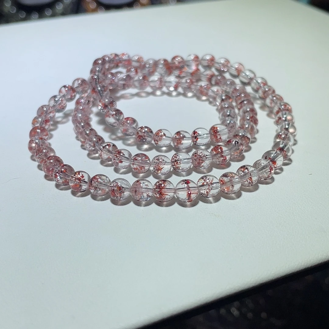 水晶手链未镶嵌金草莓