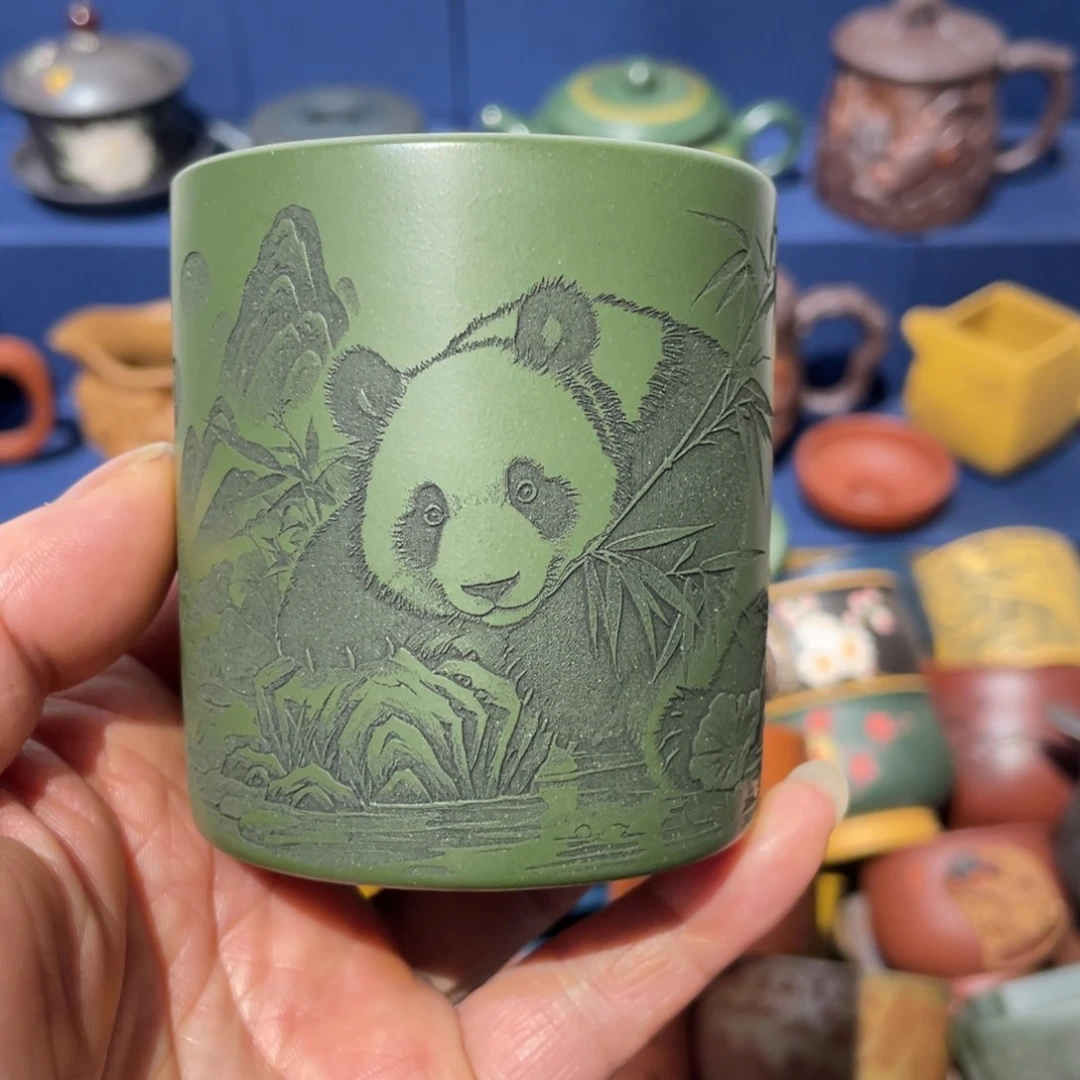 原矿紫砂手工主人杯