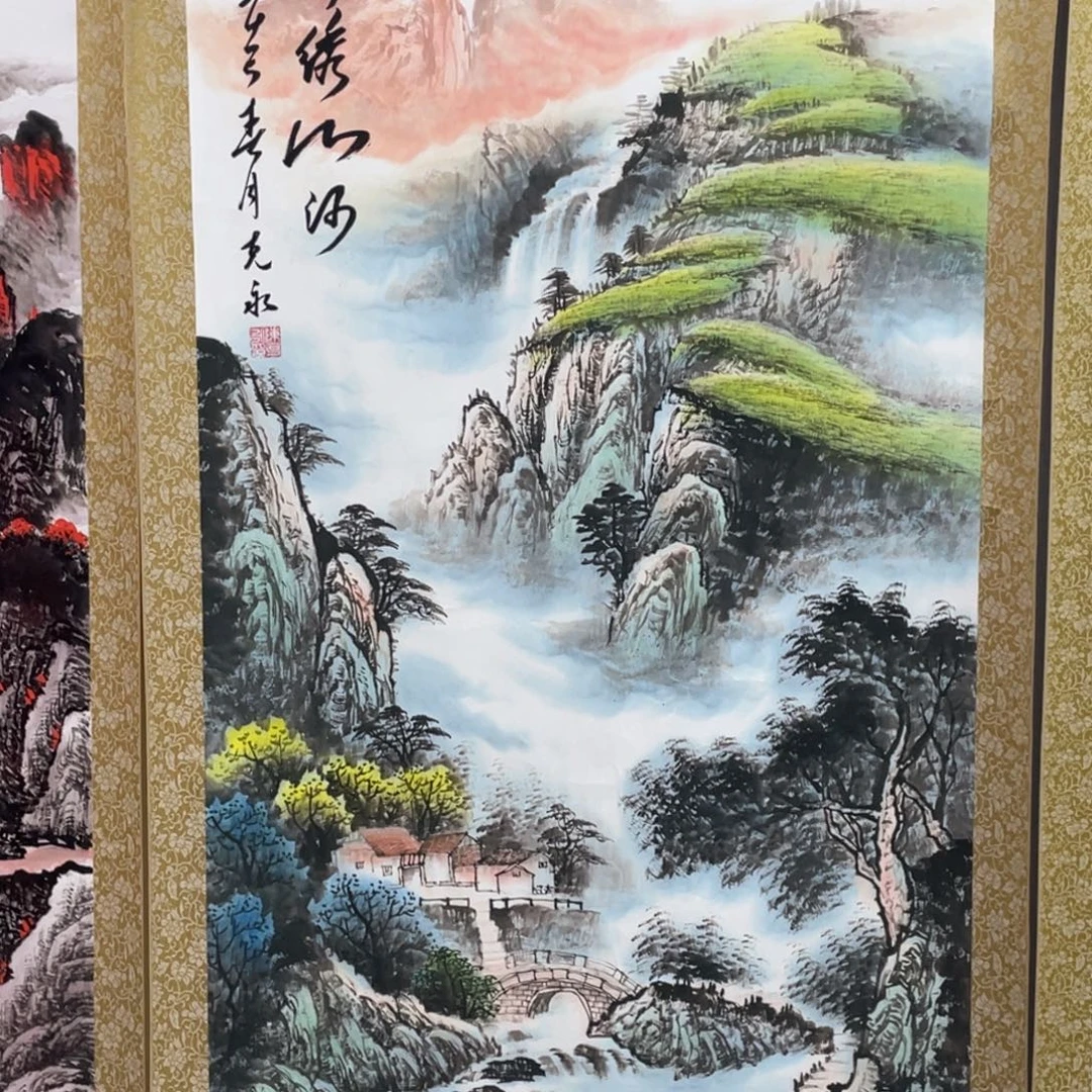 国画老师手笔手绘作品y