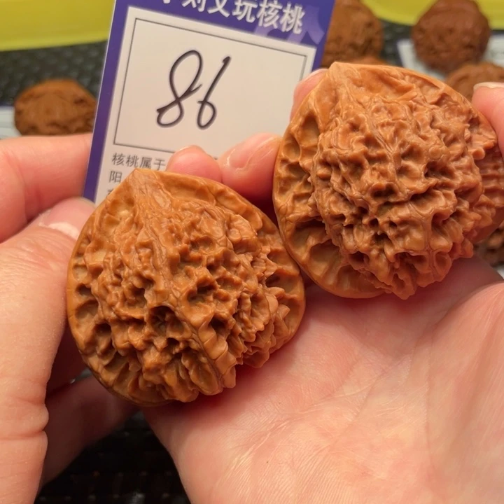 把件文玩核桃48官帽86