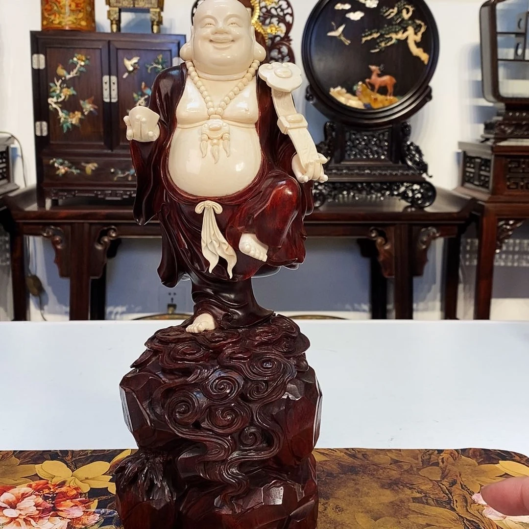 紫檀木类成套家具山**边小叶紫檀佛