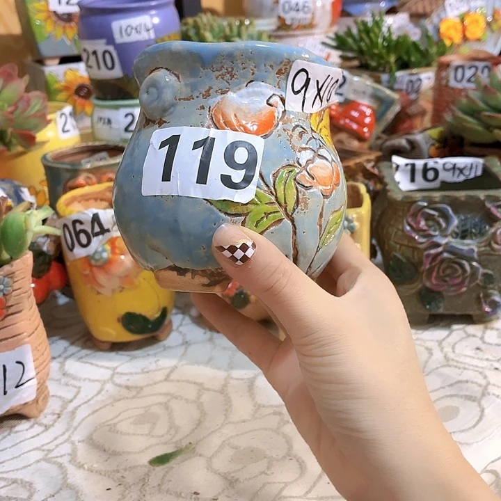 多肉花盆满15包邮