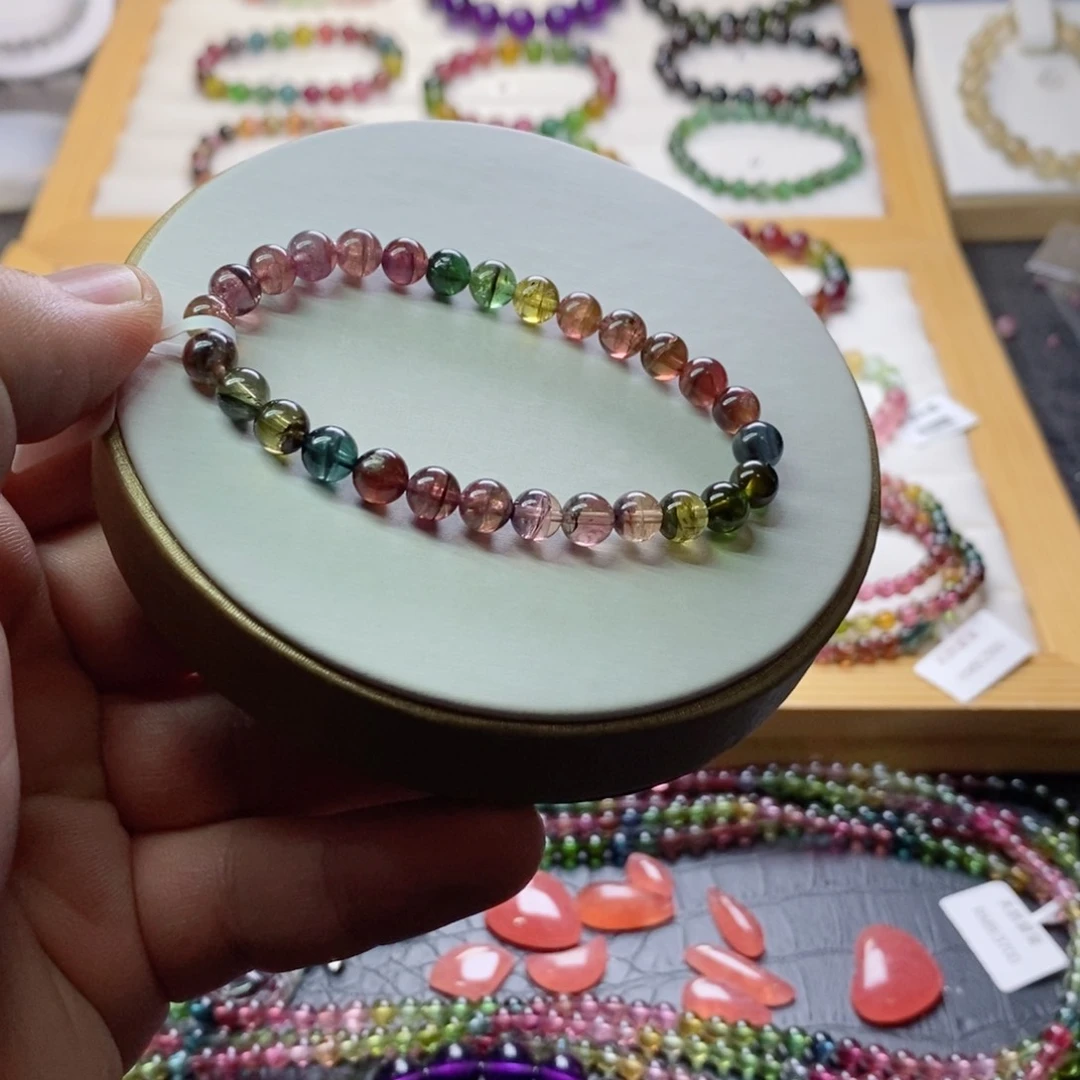 碧玺碧玺手链未镶嵌