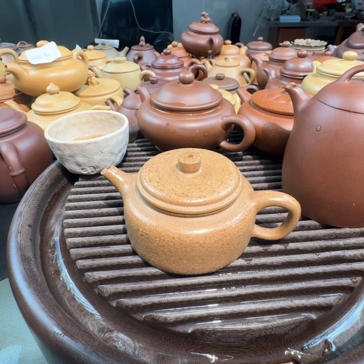 紫砂茶壶葵的无添加130瑕