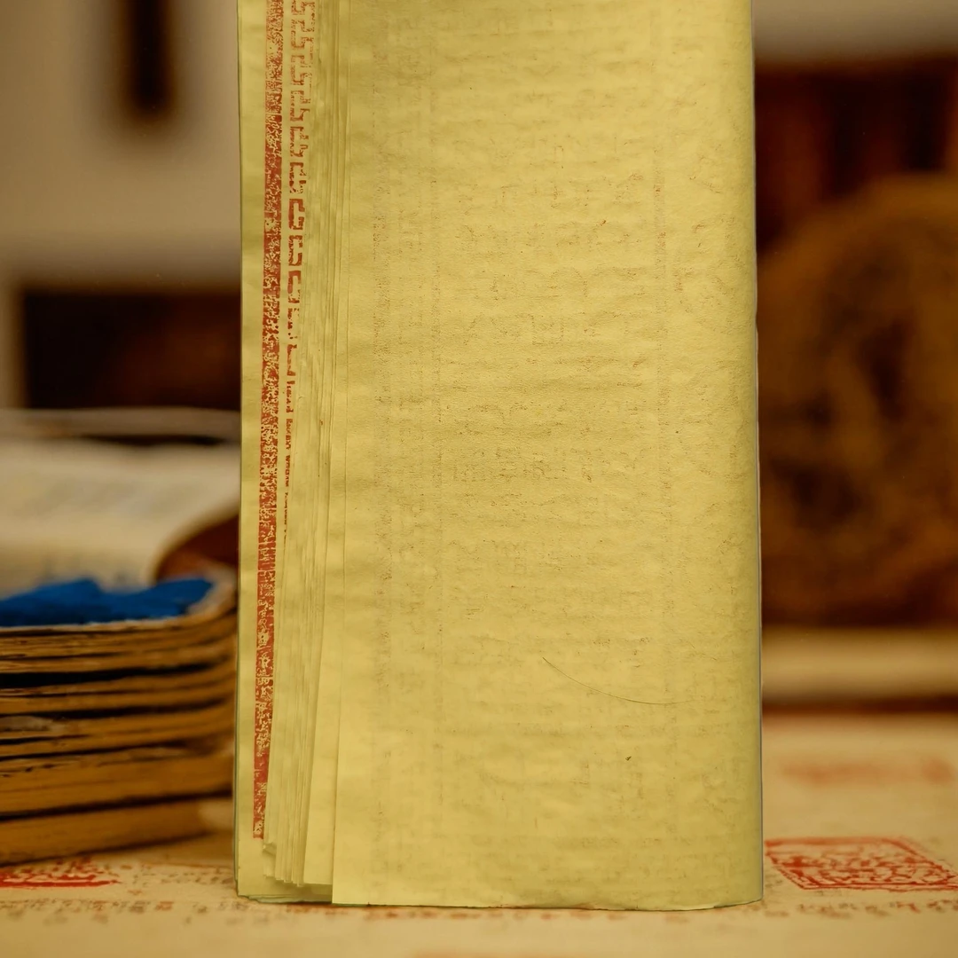 传统手工拓印古画