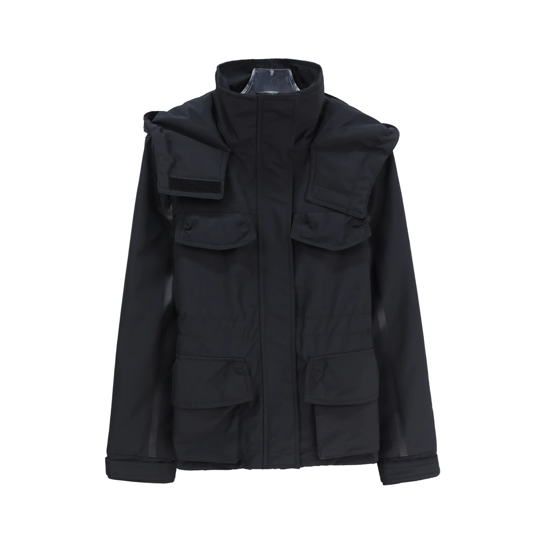 S 韩版时尚工装连帽收腰显瘦加厚羽绒服外套（赠腰带）U305