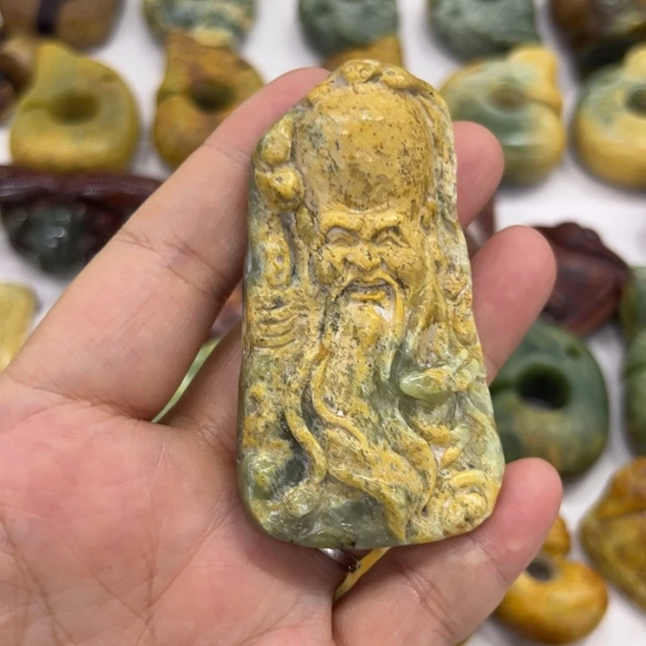 岫岩河磨玉（透闪石质玉）未镶嵌珠宝奇石