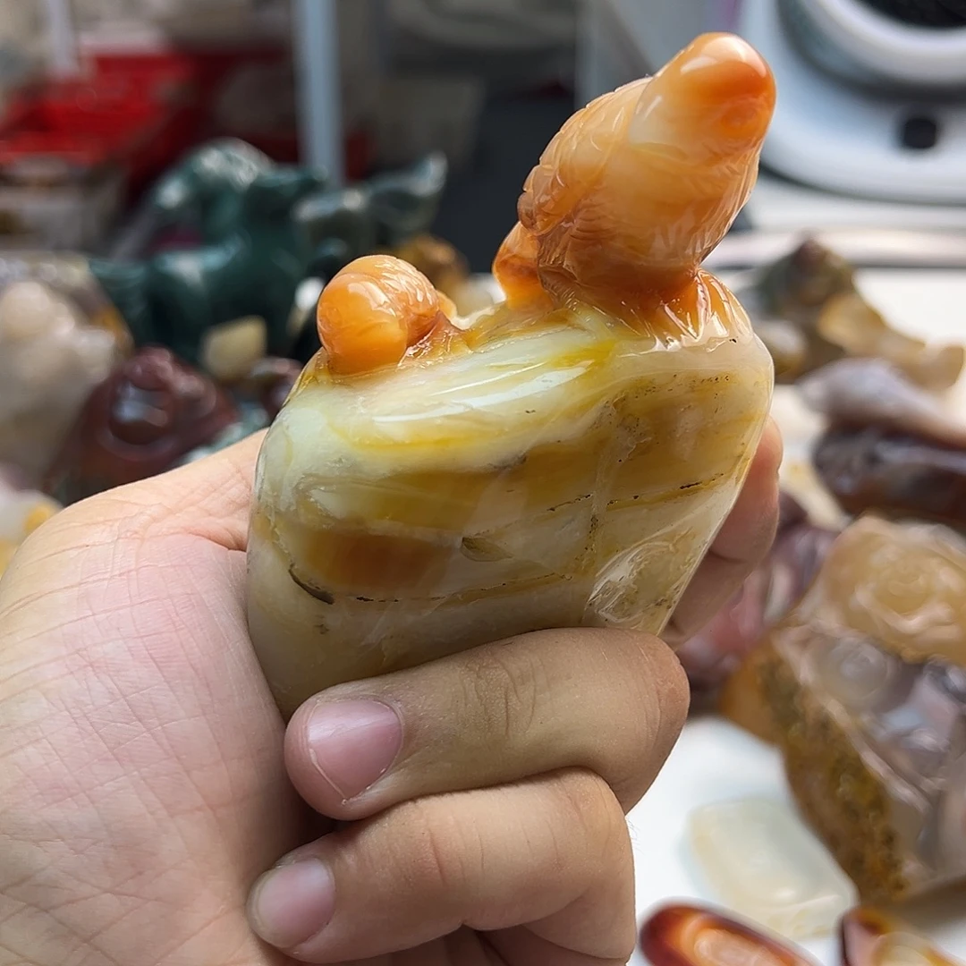 玛瑙/玉髓未镶嵌颈饰