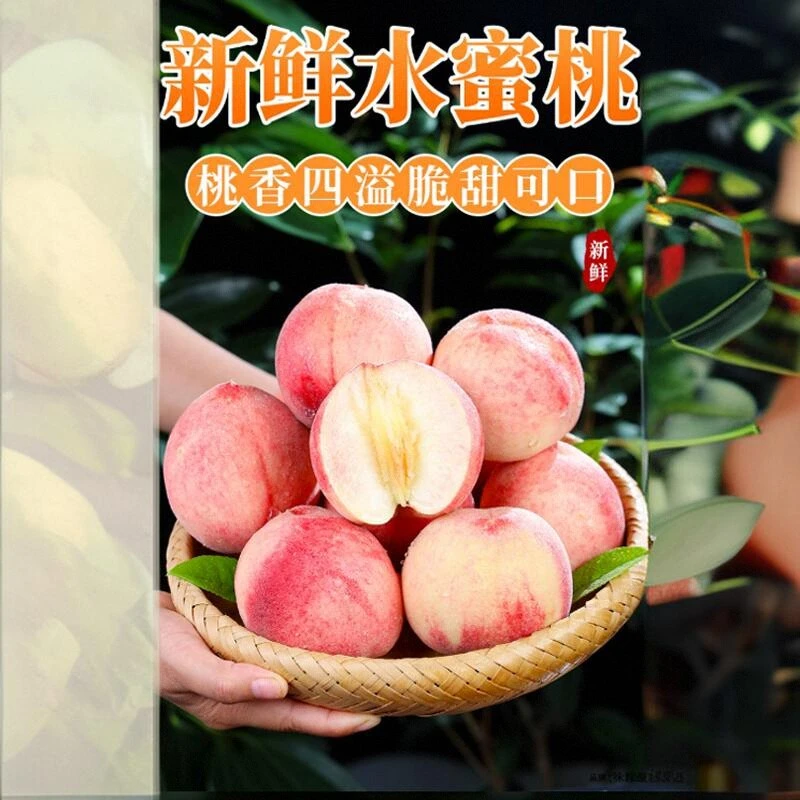2025年新鲜川中岛水蜜桃水蜜桃当季新鲜现摘孕妇整箱包邮