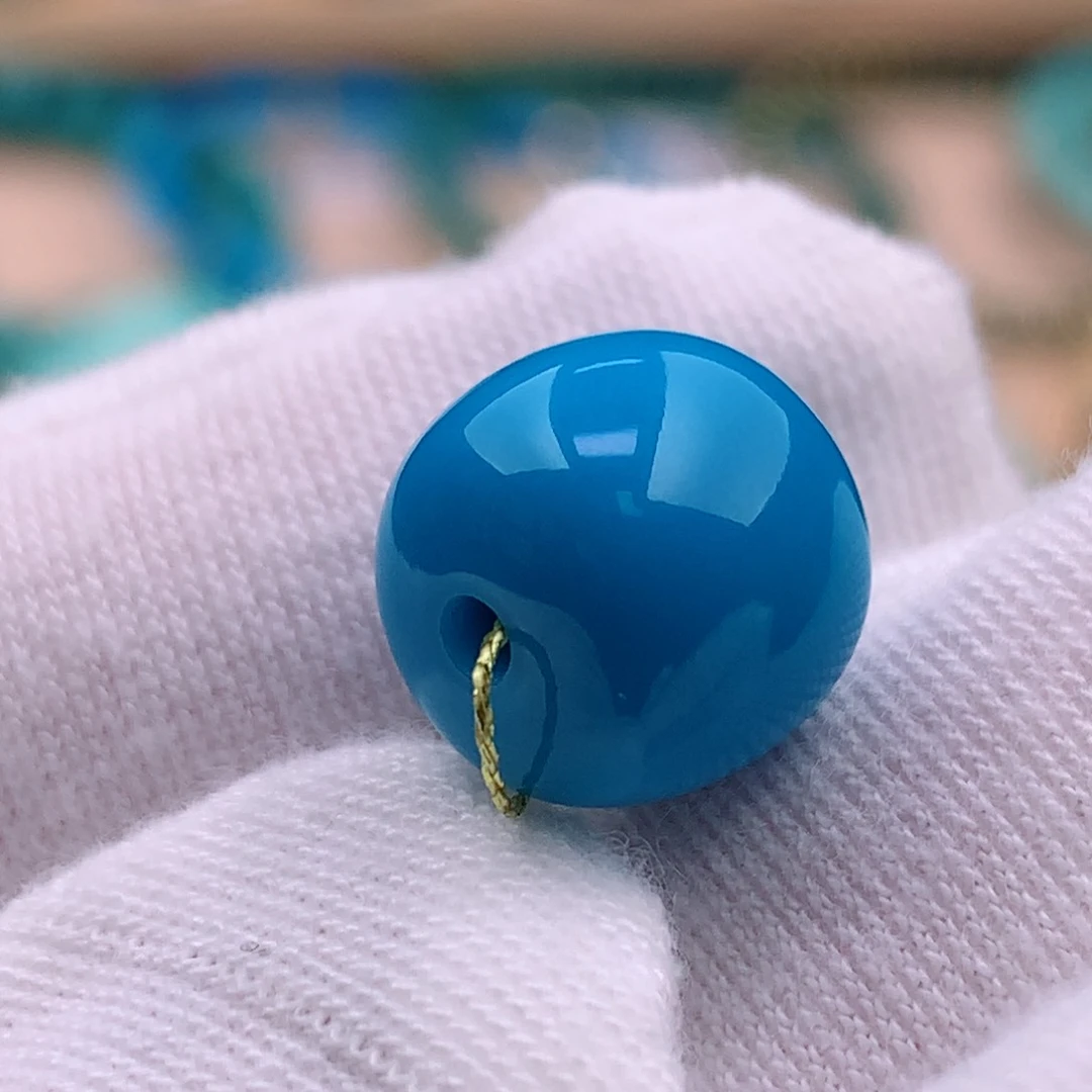 绿松石珠宝奇石未镶嵌10.8✖️9.8暴力蓝