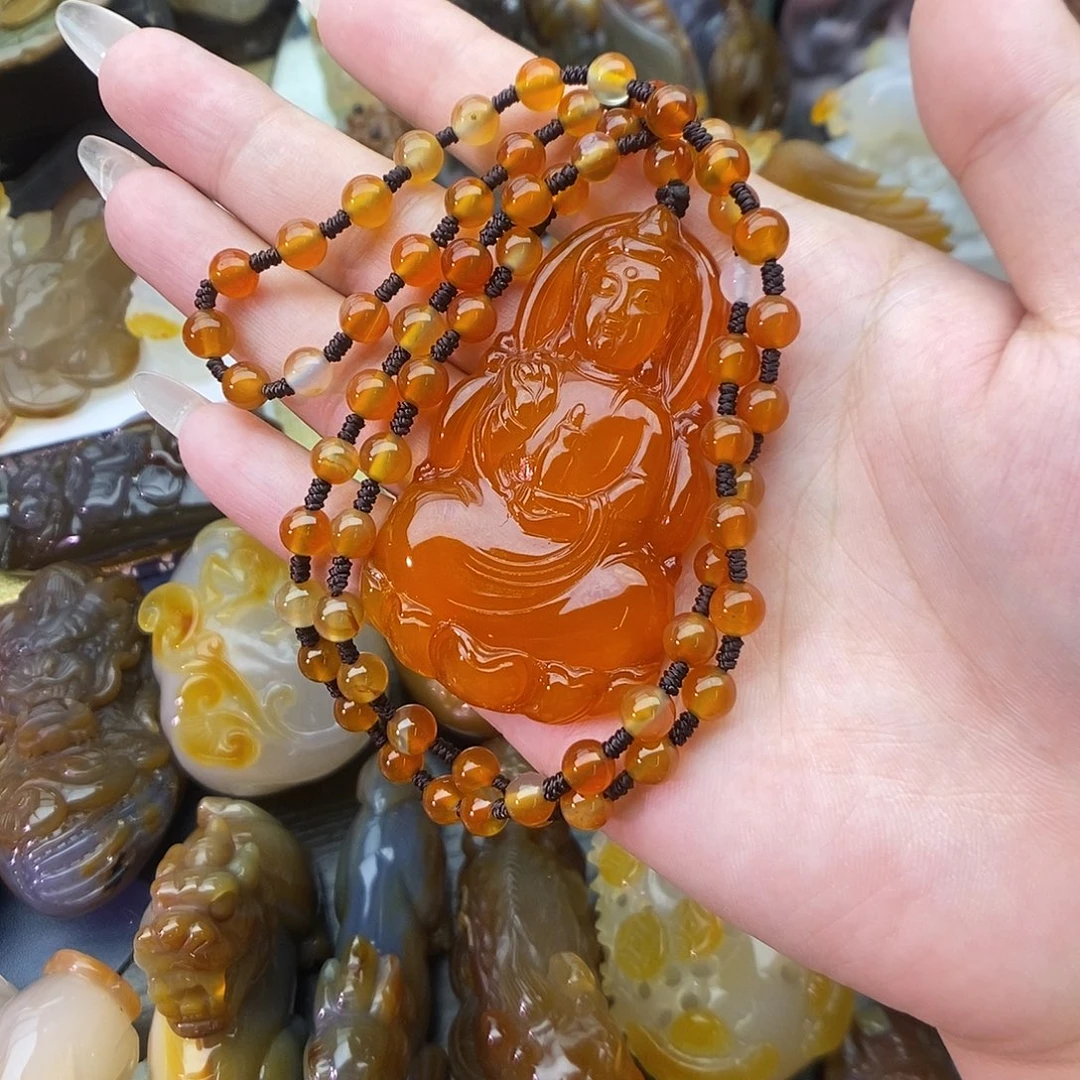 玛瑙/玉髓未镶嵌颈饰