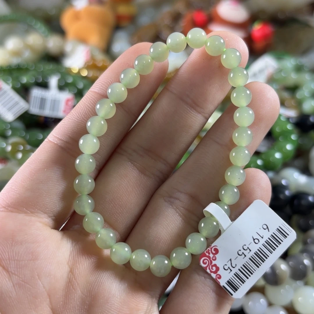 和田玉未镶嵌手链74